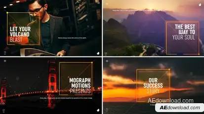 Minimal Slideshow Premiere Pro template preview