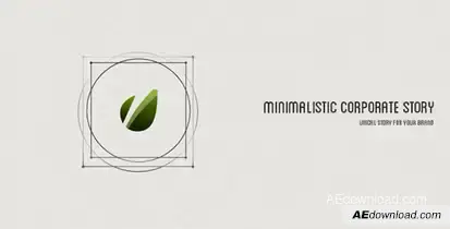 Minimalistic Corporate Story Video Displays template preview