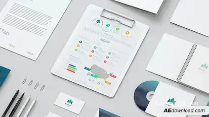 Mock-up Video Presentation Video Displays template preview