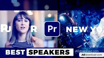 Modern Event Promo Premiere Pro template preview