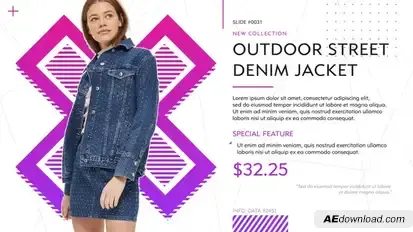 Modern Fashion Shop Promo Video Displays template preview