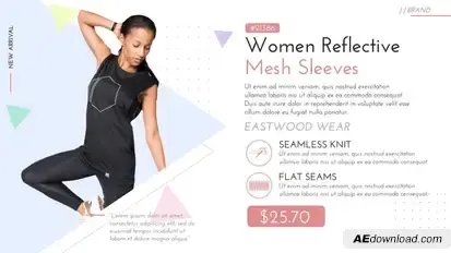 Modern Fashion Slideshow Video Displays template preview