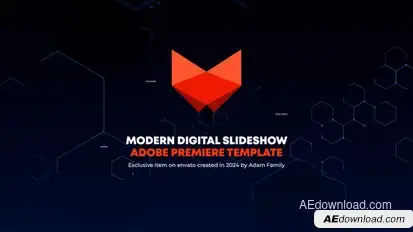 Modern Grid Digital Slideshow 1920 Premiere Pro template preview
