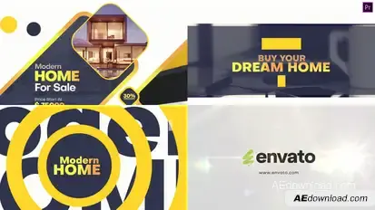Modern Home Sale AD 1 Premiere Pro Premiere Pro template preview
