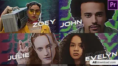 Modern Opener Freeze Frame For Premiere Pro Premiere Pro template preview
