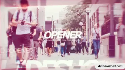 Modern Opener PRX Video Displays template preview