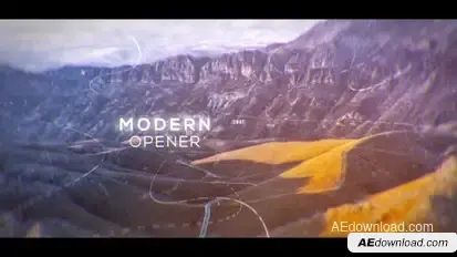 Modern Parallax Opener | Slideshow Video Displays template preview