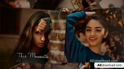 Photo Slideshow MOGRT Premiere Pro template preview