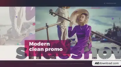 Modern Promo Video Displays template preview