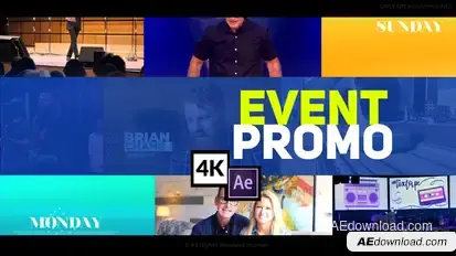 Modern Promoting Event Company Video Displays template preview