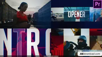 Modern Sport Opener For Premiere Pro Premiere Pro template preview