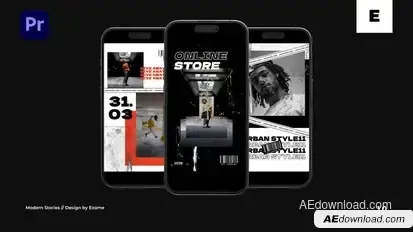 Modern Stories | PP Premiere Pro template preview