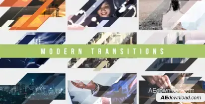 Modern Transitions 10 Pack Volume 4 Video Displays template preview