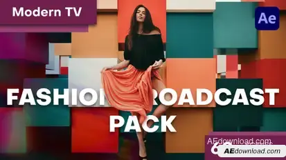 Modern TV - Fashion Broadcast Pack Video Displays template preview