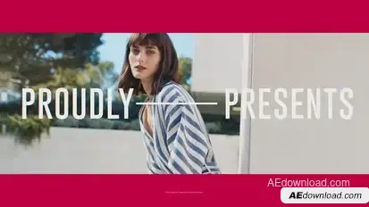 Modern Typography - Intro // Opener Video Displays template preview
