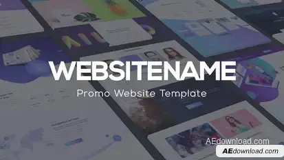 Modern Website Presentation Video Displays template preview