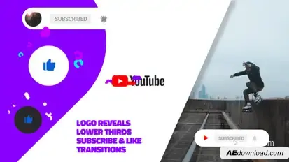 Modern Youtube Channel Video Displays template preview