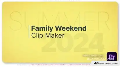 Moments Multi Slideshow Premiere Pro template preview