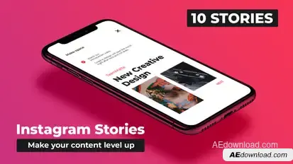 Mood Instagram Stories Video Displays template preview