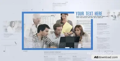 Mosaic History Company Video Displays template preview