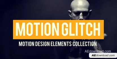 Motion Glitch Package Video Displays template preview