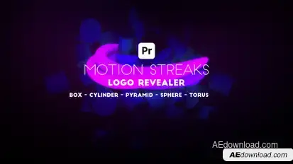Motion Streaks Logo Revealer for Premiere Pro Premiere Pro template preview