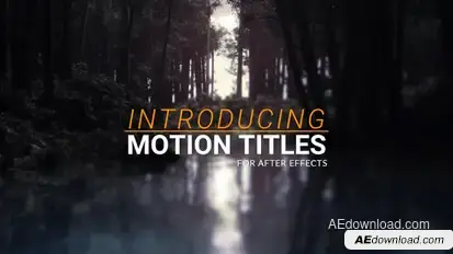 Motion Titles Video Displays template preview