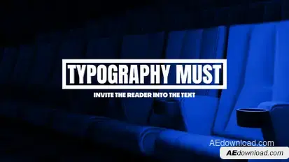 Motion Typography for Premiere Pro Premiere Pro template preview