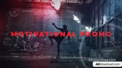 Motivational Sport Promo Video Displays template preview