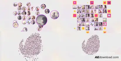 Multi-Image Logo Reveal V.5 (10in1) Video Displays template preview