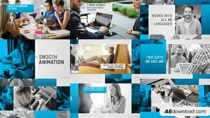 Multi-Purpose Promo Video Displays template preview