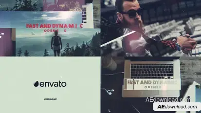 Multi Screen - Split Screen Video Displays template preview