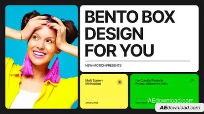 Multiscreen Slideshow Premiere Pro template preview