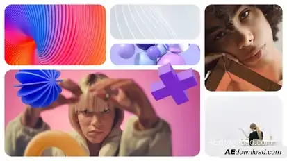 Multiscreen Transitions Premiere Pro template preview