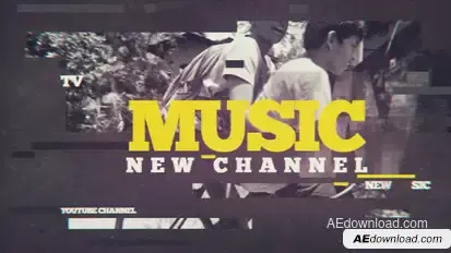 Music Channel Video Displays template preview