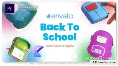 My Lovely School Promo Premiere Pro template preview