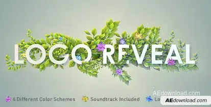 Nature Logo Reveal Video Displays template preview