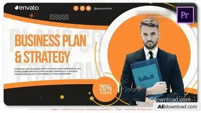New Corporate Slideshow Premiere Pro template preview