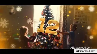 New Year Countdown 2021 Video Displays template preview