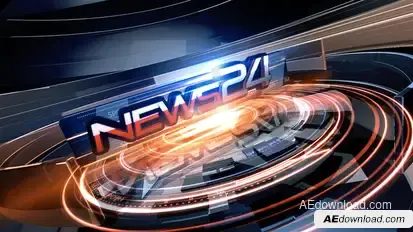 News 24 Package Video Displays template preview
