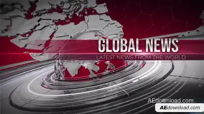 News Video Displays template preview