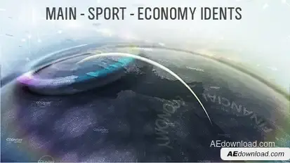 News Ident Package Video Displays template preview