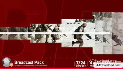 News Opener Pack Video Displays template preview
