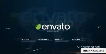 News Package Video Displays template preview