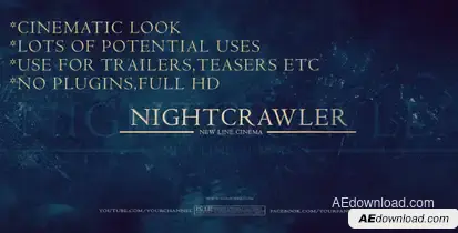 Nightcrawler Video Displays template preview