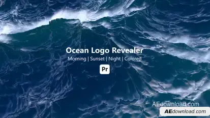 Ocean Logo Reveal for Premiere Pro Premiere Pro template preview
