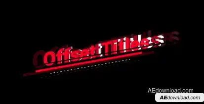 Offset Titles Video Displays template preview