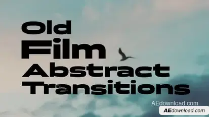 Old Film Abstract Transitions Premiere Pro template preview