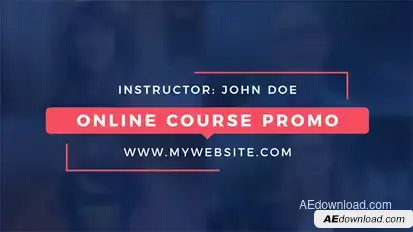 Online Course Promo Pack Video Displays template preview