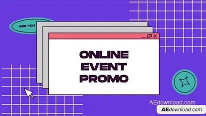 Online Event Promo Video Displays template preview